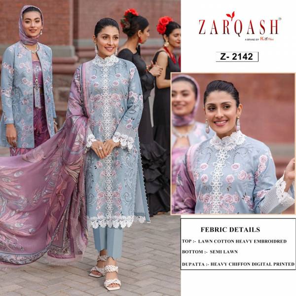 Zarqash Mushq Heavy Embroidery Festive Wear Designer Pakistani Salwar Kameez Collection